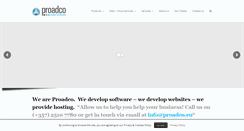Desktop Screenshot of proadco.eu