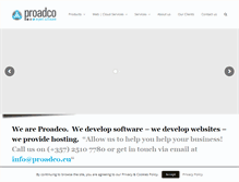 Tablet Screenshot of proadco.eu